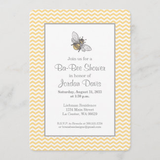 Honey Bee Baby Shower Einladung