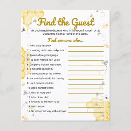 Honey Bee Baby Shower Finden Sie das Game