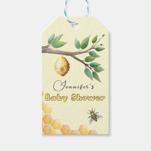 Honey Bee Baby Shower Geschenkmarken Geschenkanhänger