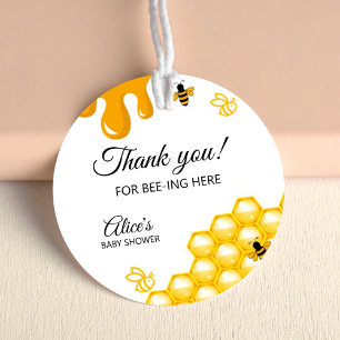 Honey Bee Baby Shower Mommy Bee Vielen Dank Runder Aufkleber