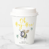 Honey Bee Baby Shower Pappbecher (Vorderseite)