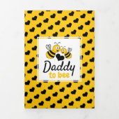 Honey Bee, Baby Shower Suite Dreifach Gefaltete Einladung (Cover)