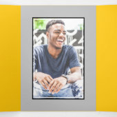 Honey Bee, Baby Shower Suite Dreifach Gefaltete Einladung (Innenseite Mitte)