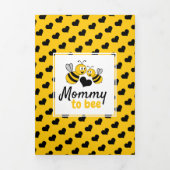 Honey Bee, Baby Shower Suite Dreifach Gefaltete Einladung (Cover)