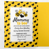 Honey Bee, Baby Shower Suite Dreifach Gefaltete Einladung (Innen Erste Seite)