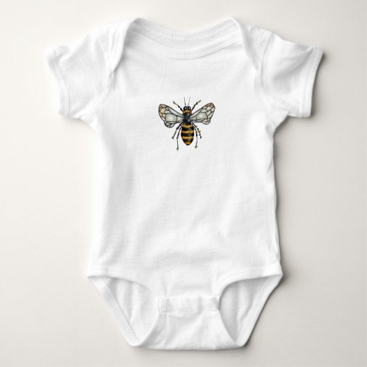 Honey Bee Baby Strampler (Vorderseite)