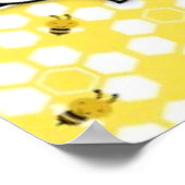 Honey Bee Bakery Business Banner Poster (Ecke)