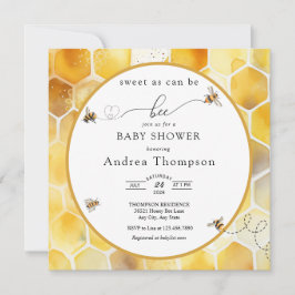 Honey Bee | Bee Baby Shower Einladung
