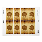 HONEY BEE ,BEEKEEPER BROWN WAX SIEGEL Parchment (Vorne)