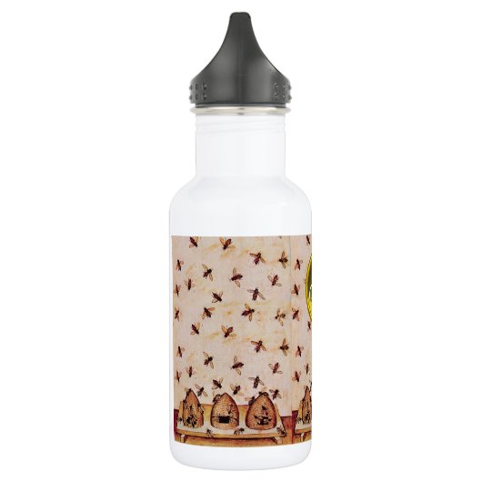 HONEY BEE, BEEKEEPER, Gemstone Monogramm Trinkflasche (Links)