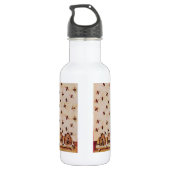 HONEY BEE, BEEKEEPER, Gemstone Monogramm Trinkflasche (Rückseite)