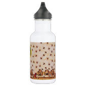 HONEY BEE, BEEKEEPER, Gemstone Monogramm Trinkflasche (Rechts)