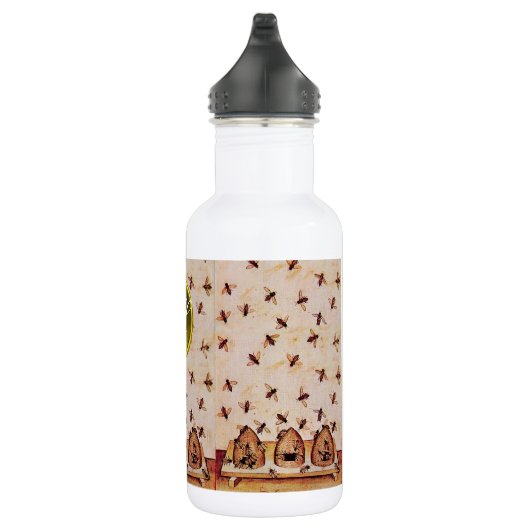 HONEY BEE, BEEKEEPER, Gemstone Monogramm Trinkflasche (Rechts)