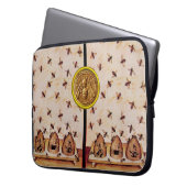 HONEY BEE ,BEEKEEPER LAPTOPSCHUTZHÜLLE (Vorderseite Links)