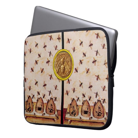HONEY BEE ,BEEKEEPER LAPTOPSCHUTZHÜLLE (Vorderseite Links)