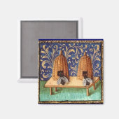 HONEY BEE, BEEKEEPER MAGNET (Vorderseite/Rückseite)