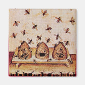 HONEY BEE ,BEEKEEPER MAGNET (Vorne)