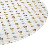 Honey Bee & Beekeeper Nature Lover’s Schneidebrett (Ecke)