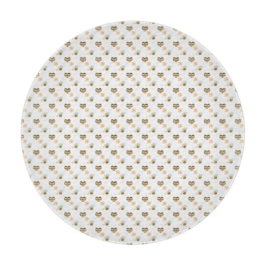 Honey Bee & Beekeeper Nature Lover’s Schneidebrett (Vorderseite)