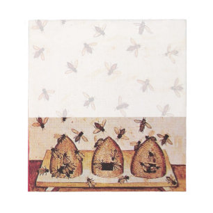 HONEY BEE ,BEEKEEPER NOTIZBLOCK