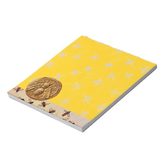 HONEY BEE ,BEEKEEPER NOTIZBLOCK (Rotiert)