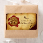 HONEY BEE, BEEKEEPER ROTES WAX SIEGEL, Braunes Per (Insitu)
