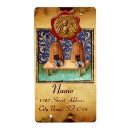 HONEY BEE, BEEKEEPER ROTES WAX SIEGEL, Braunes Per