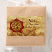 HONEY BEE, BEEKEEPER ROTES WAX SIEGEL, Braunes Per (Insitu)