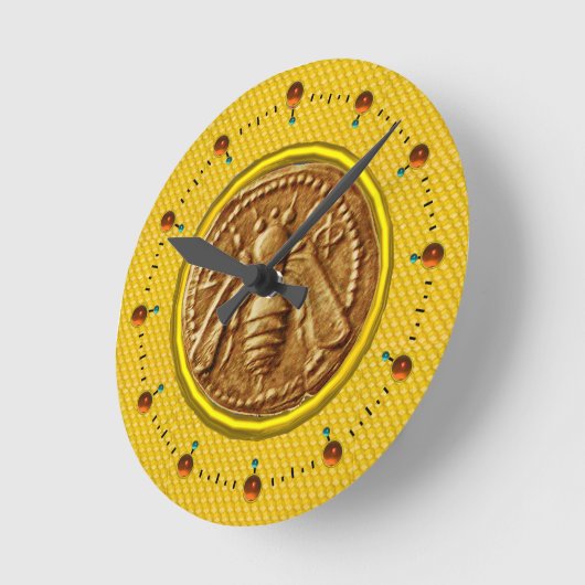 HONEY BEE ,BEEKEEPER RUNDE WANDUHR (Winkel)