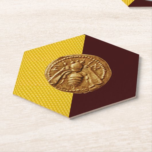 HONEY BEE Beekeeper Untersetzer (angewinkelt)