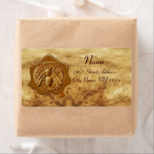 HONEY BEE, BEEKEEPER WAX SIEGEL, braunes Pergament (Insitu)