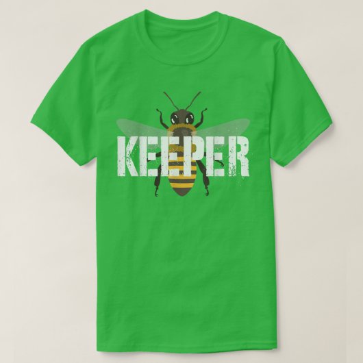 Honey Bee Beekeeping Beekeeper Design T-Shirt (Design vorne)