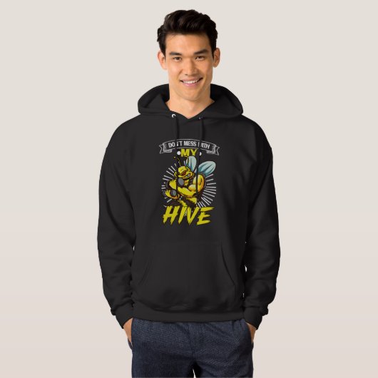 Honey Bee Beekeeping Beekeeper Honeybee Apiary Api Hoodie (Vorne ganz)