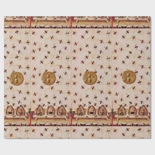 HONEY BEE ,BEEKEEPING -BEEKEEPER LIEFERANTEN GESCHENKPAPIER (Flach)