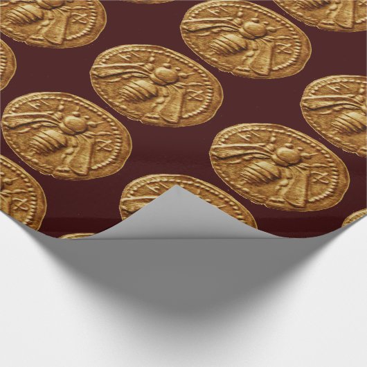 HONEY BEE ,BEEKEEPING -BEEKEEPER LIEFERANTEN GESCHENKPAPIER (Ecke)