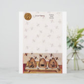 HONEY BEE, BEEKEEPING BRIEFBOGEN (Stehend Vorderseite)