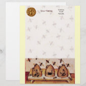 HONEY BEE, BEEKEEPING BRIEFKOPF (Vorne/Hinten)