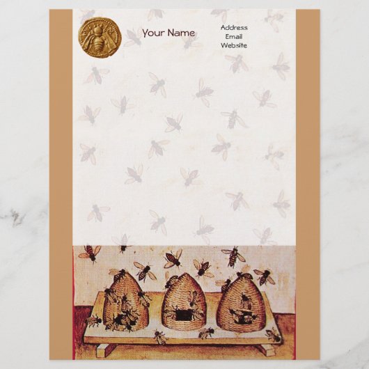 HONEY BEE, BEEKEEPING BRIEFKOPF (Vorderseite)