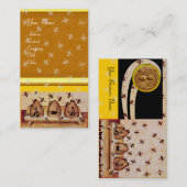 HONEY BEE, BEEKEEPING VISITENKARTE (Vorne/Hinten)