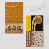 HONEY BEE, BEEKEEPING VISITENKARTE (Vorne/Hinten)