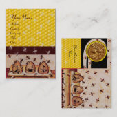 HONEY BEE, BEEKEEPING VISITENKARTE (Vorne/Hinten)