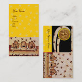 HONEY BEE, BEEKEEPING VISITENKARTE (Vorne/Hinten)