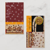 HONEY BEE, BEEKEEPING VISITENKARTE (Vorne/Hinten)