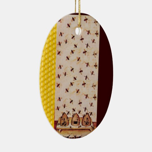 HONEY BEE, BEEKEPER KERAMIKORNAMENT (Rechts)