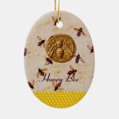 HONEY BEE, BEEKEPER KERAMIKORNAMENT (Hinten)
