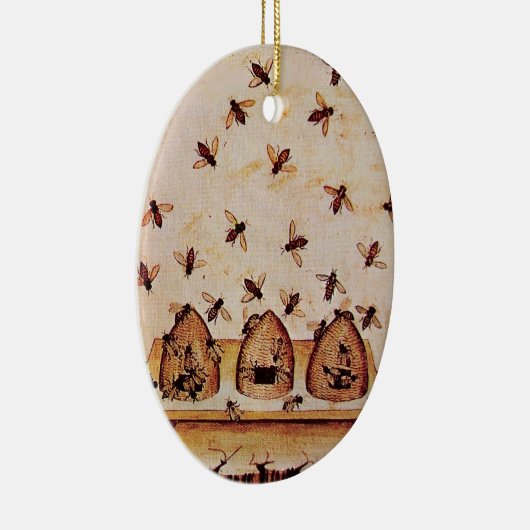 HONEY BEE, BEEKEPER KERAMIKORNAMENT (Rechts)