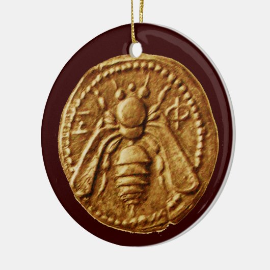 HONEY BEE, BEEKEPER KERAMIKORNAMENT (Links)
