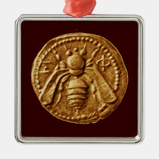 HONEY BEE, BEEKEPER ORNAMENT AUS METALL (Vorne)