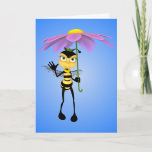 Honey Bee Birthday Card Karte