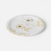 Honey Bee Birthday Paper Tellers Pappteller (Schrägansicht)